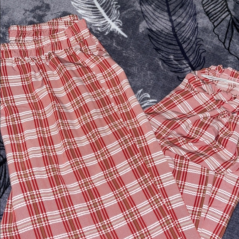 Plaid leggings
